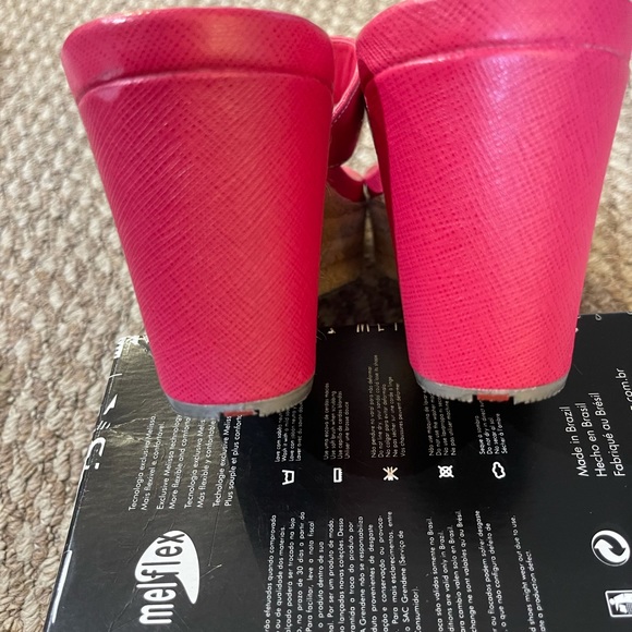 PRADA SAFFIANO Logo Espadrille Wedge/Size 8.5/MINT - Picture 8 of 9